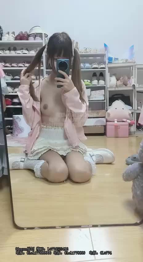 双马尾 jk 蕾丝小腿袜 玛丽珍鞋 打飞机 踩鸡 鞋交 啪啪